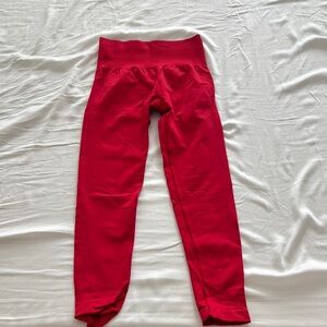 Red Compression Leggings